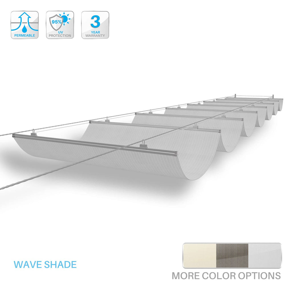 Patio etiqueta del material con información de 240 GSM y protección UV duradera