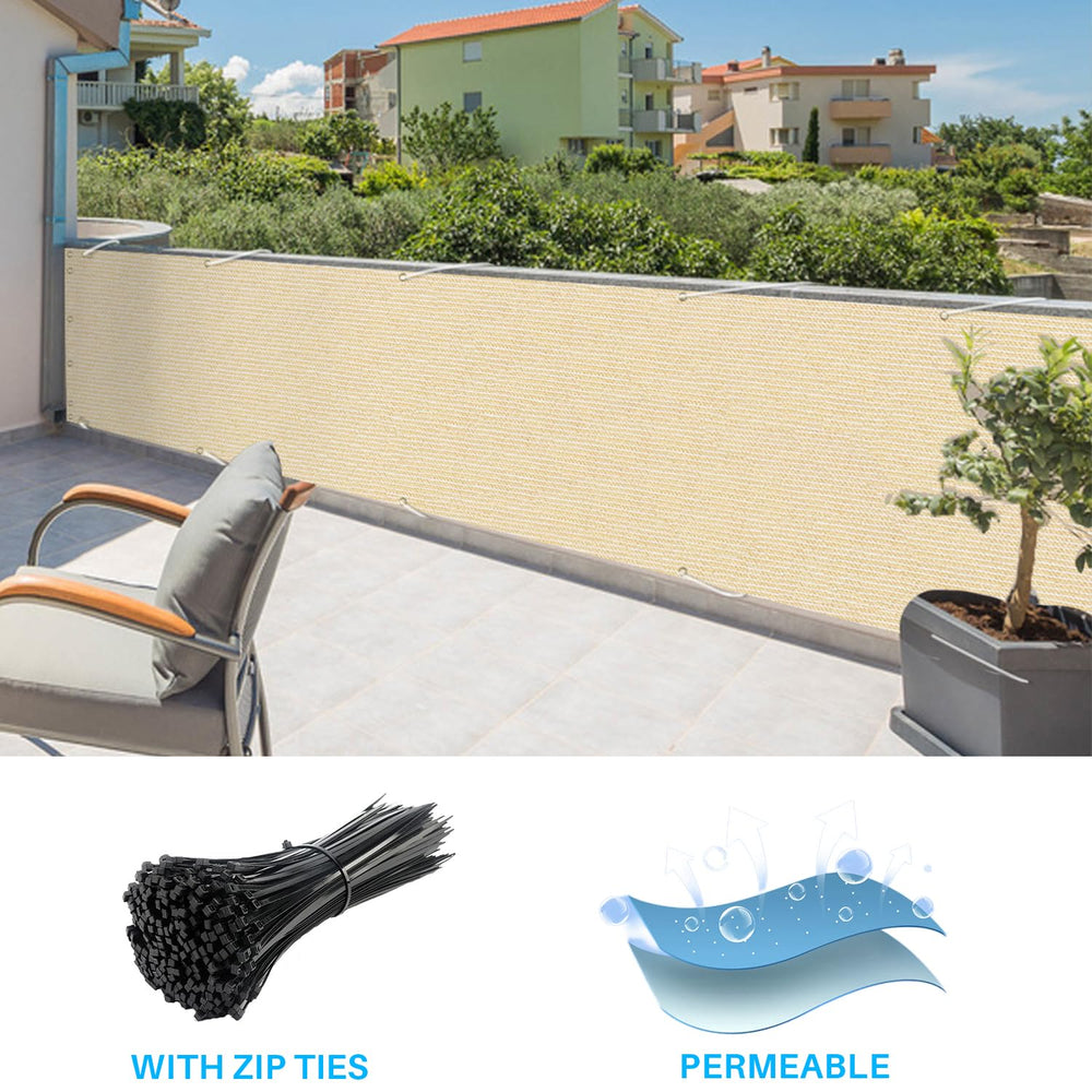 Patio ojetes de latón y costuras reforzadas para fijación durable