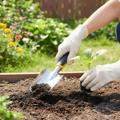 PercyEffie conjunto de palas amarillas y verdes listo para jardinería