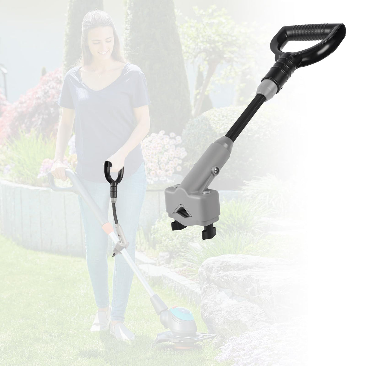 Phoncoo mango extensor frontal mostrando diseño ergonómico y agarre cómodo
