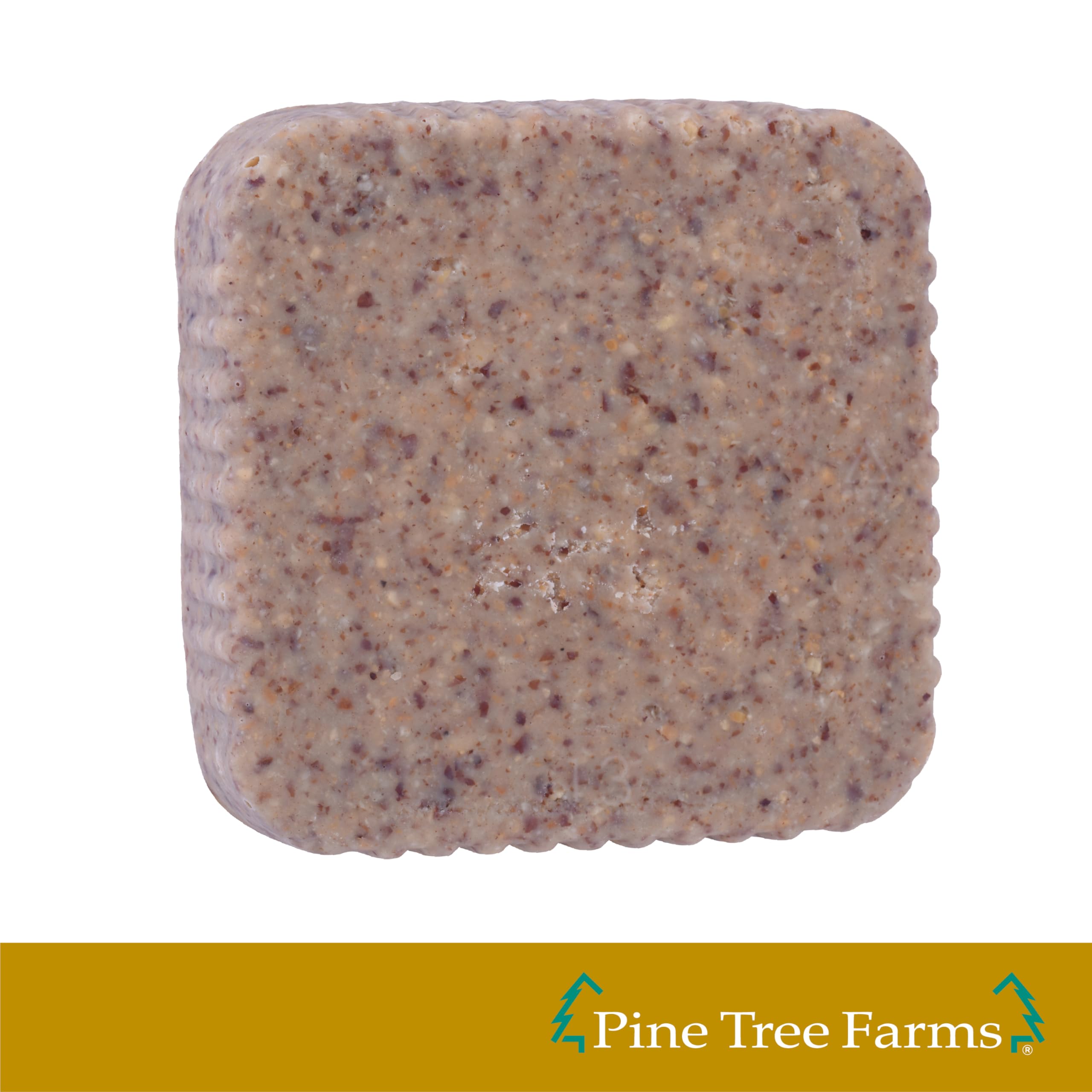 Pine Tree Farms ingredientes ilustrados resaltando sebo y cacahuate