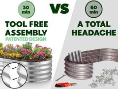 Plant & Plot primer plano del acero galvanizado que protege contra corrosión y desgaste