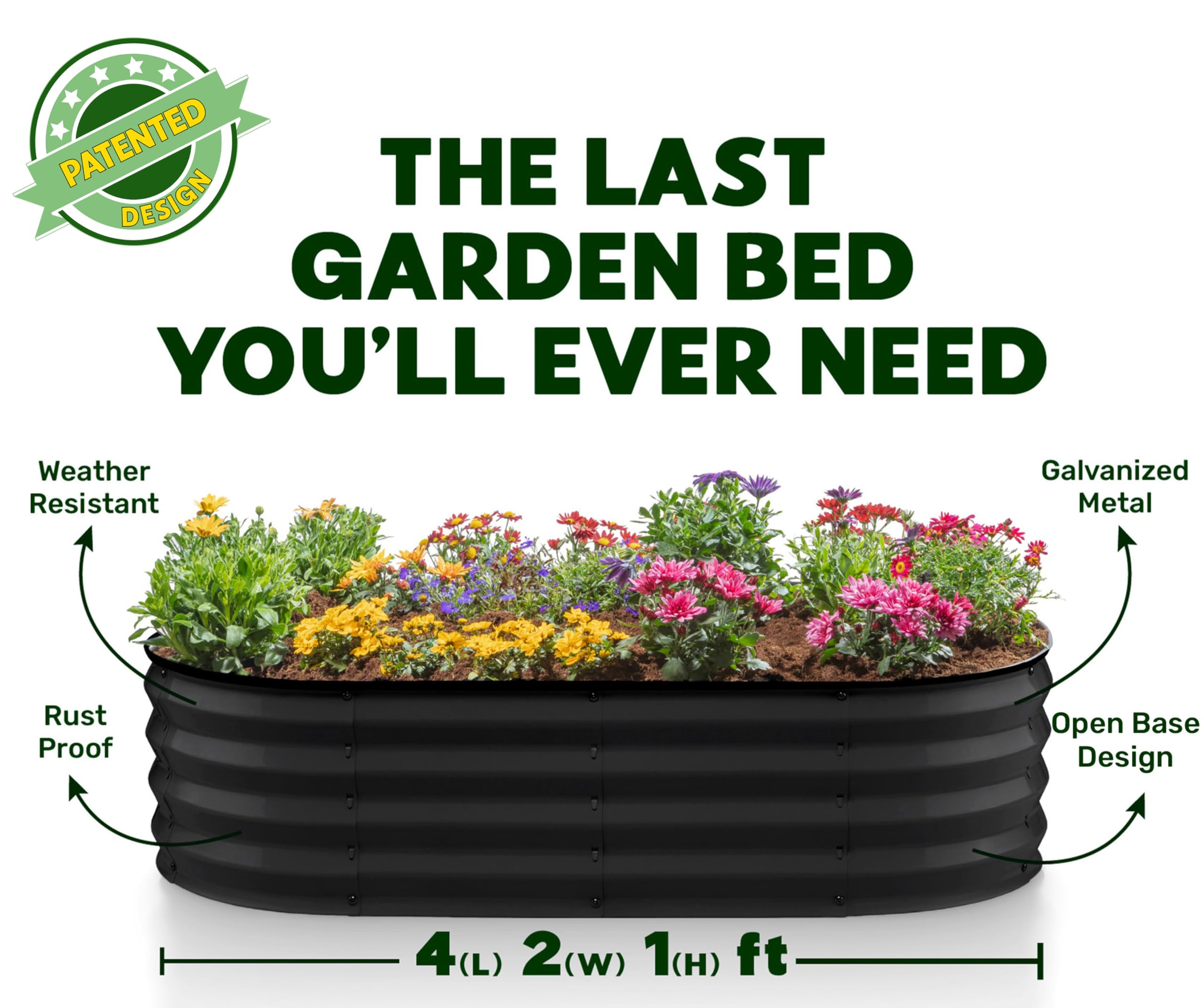Plant & Plot cama integrada en jardín, estética y organización del espacio