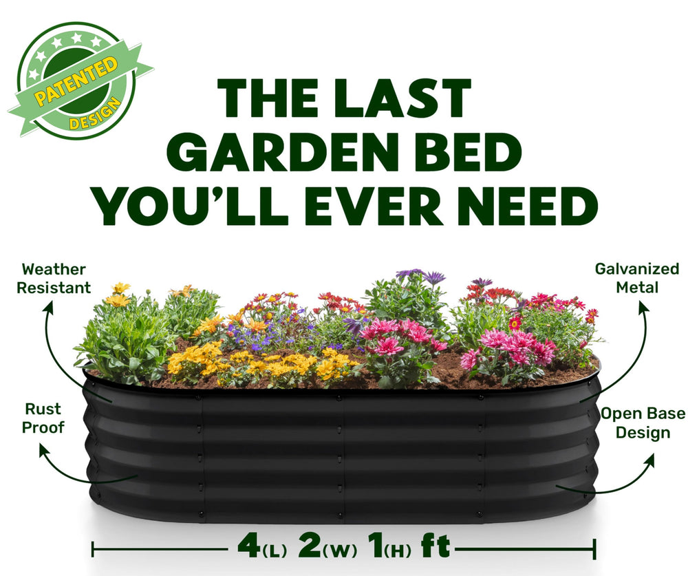 Plant & Plot cama integrada en jardín, estética y organización del espacio