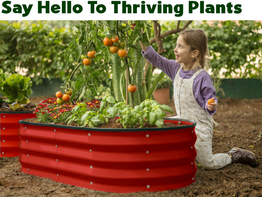 Plant & Plot cama ensamblada con sustrato lista para plantar