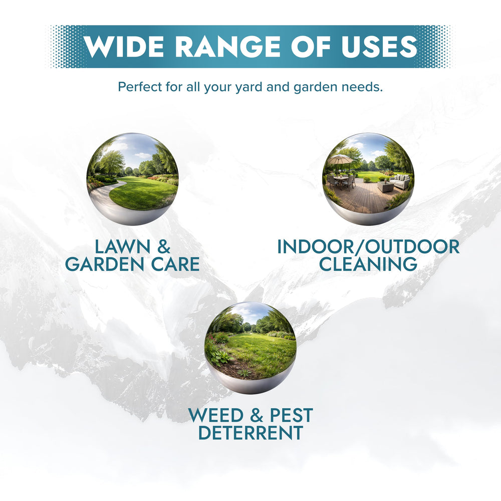 Polar Garden comparación de tamaño junto a maceta para referencia de capacidad