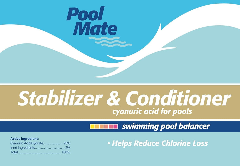 Pool Mate vertiéndose en skimmer de piscina para una aplicación segura y efectiva