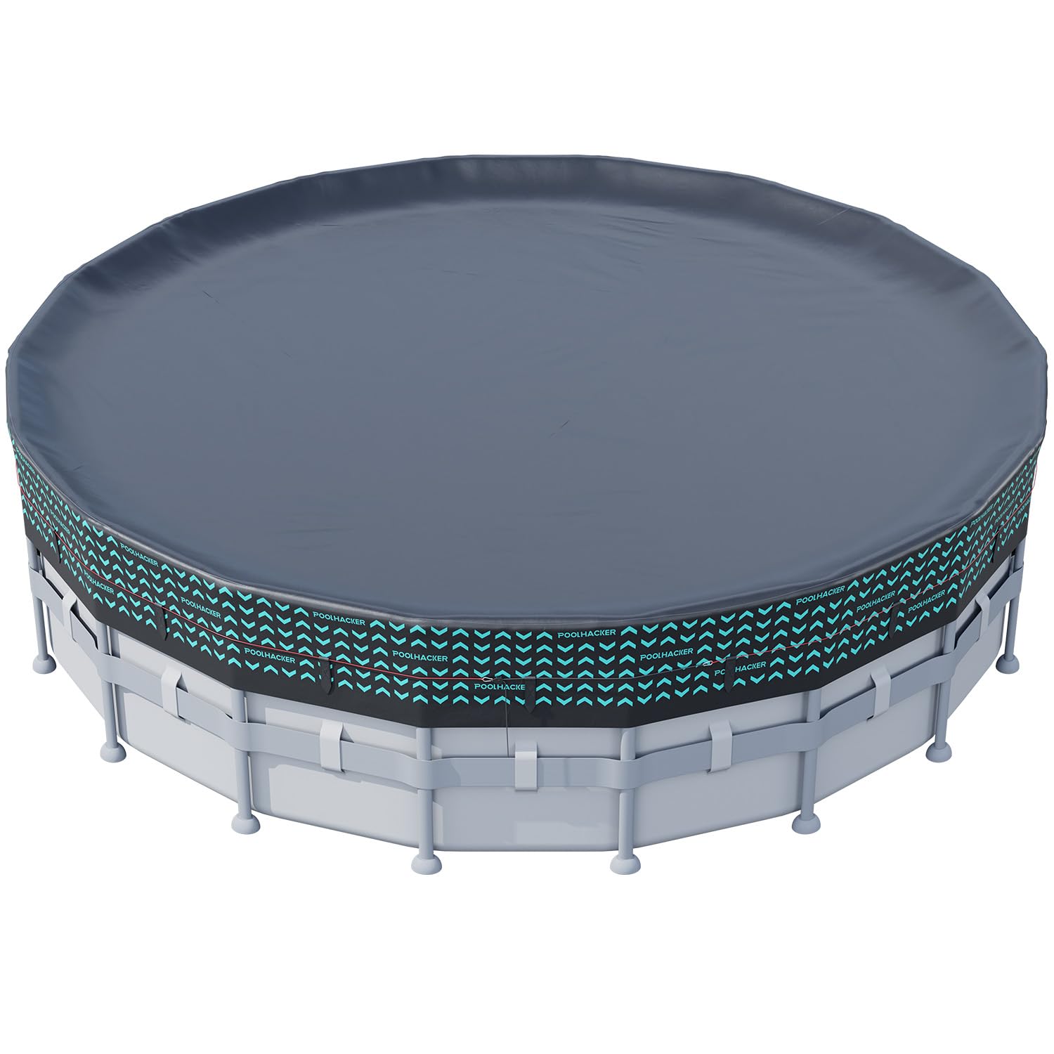 POOLHACKER comparación de tamaño junto a objetos para escala