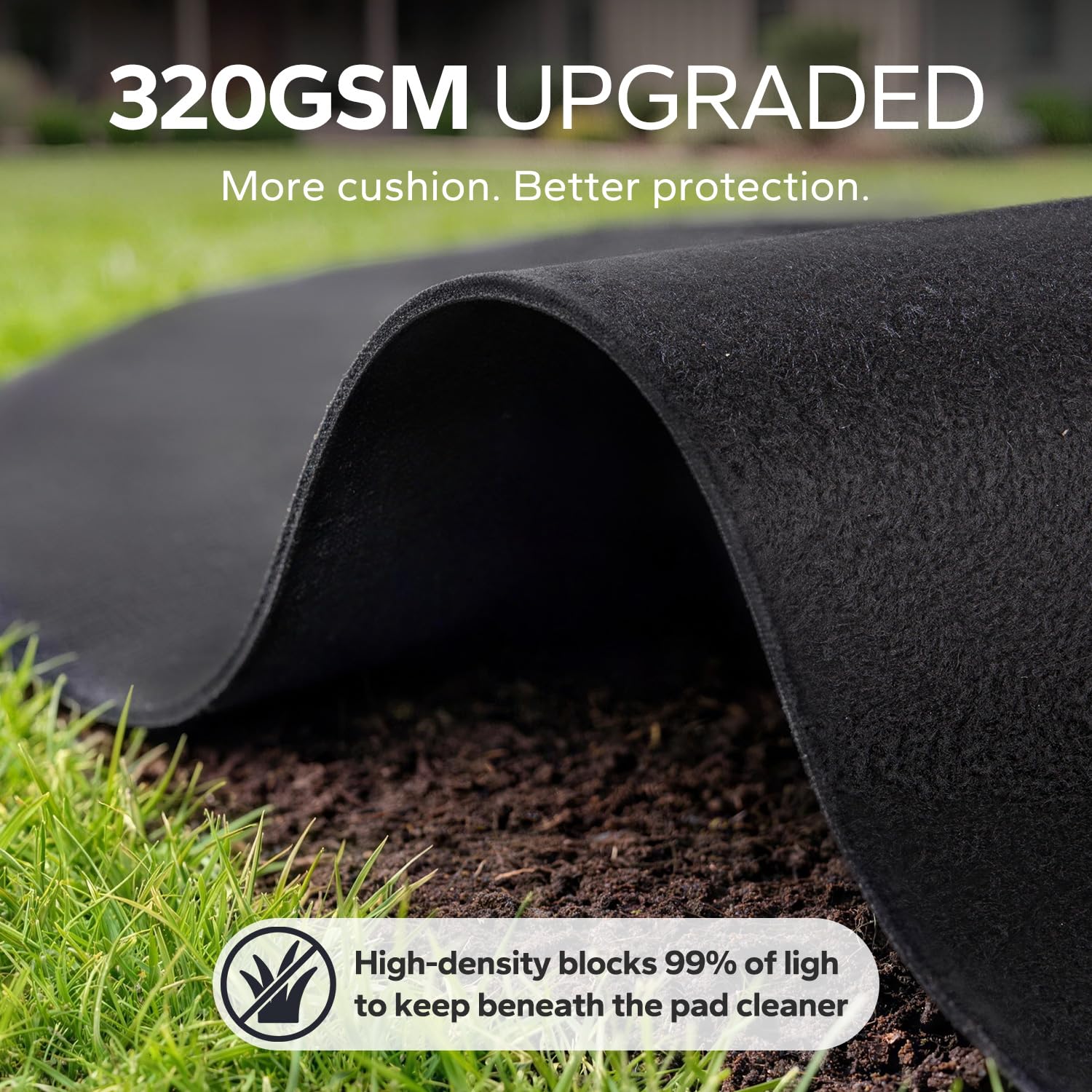 POOLHACKER detalle textura 320GSM que resiste perforaciones y desgaste