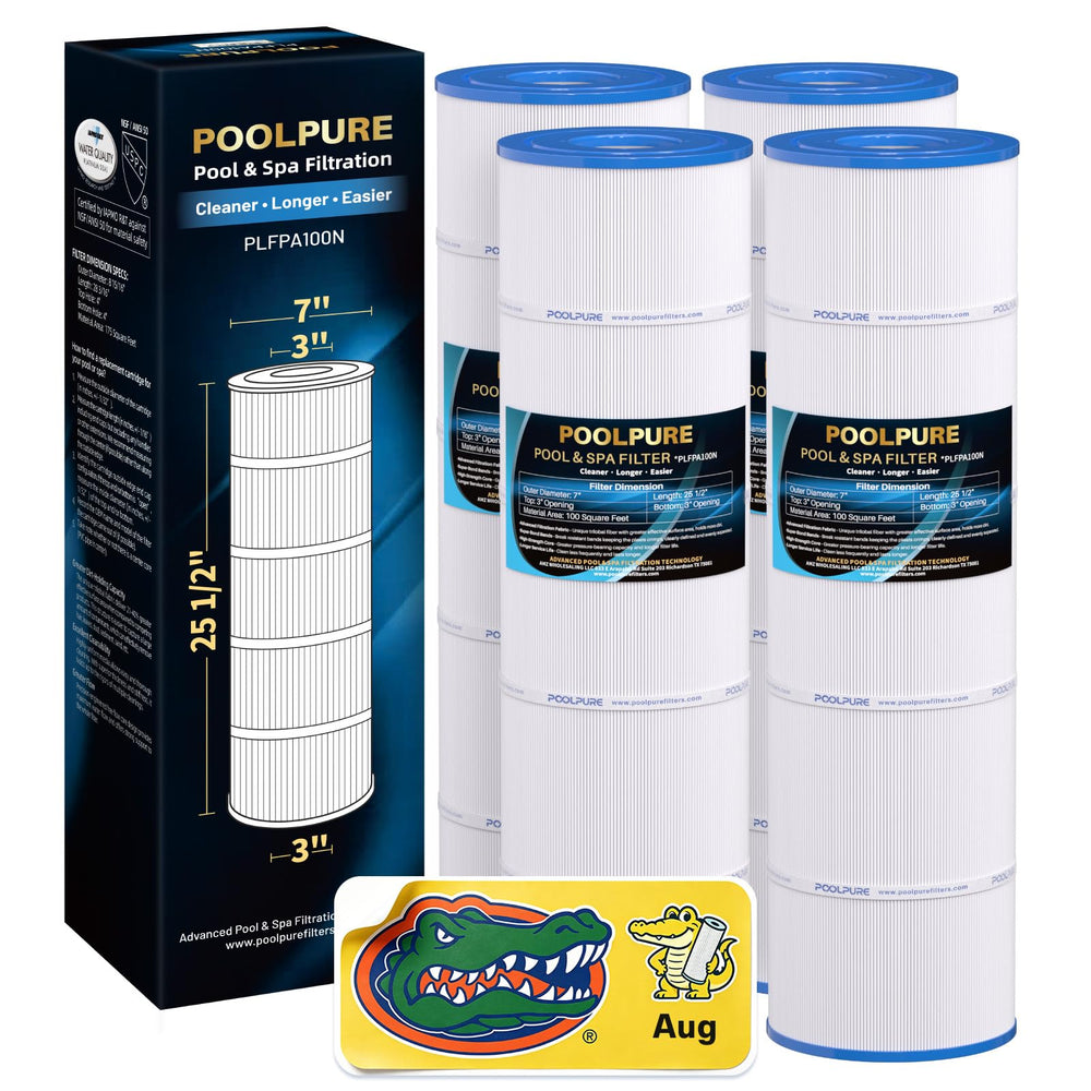 POOLPURE filtro frontal mostrando diseño y ajuste eficiente