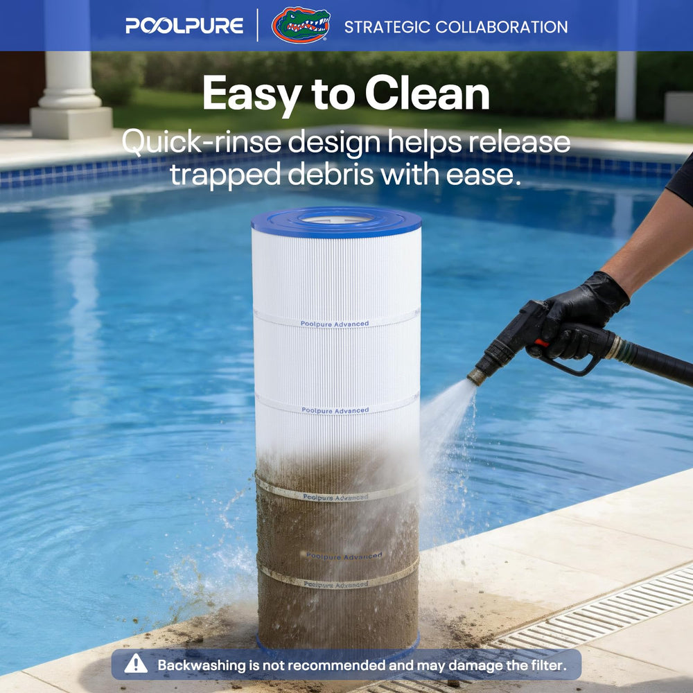 POOLPURE embalaje con certificados NSF/ANSI 50 para seguridad demostrada