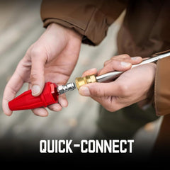 PowerSmart conjunto de cinco boquillas mostrando versatilidad y control del chorro