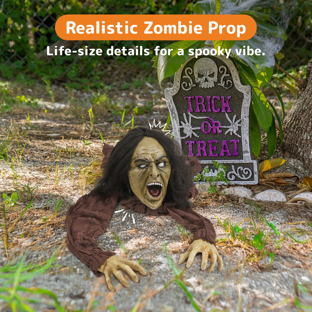 PREXTEX zombi iluminado de noche mejora sombras y atmósfera