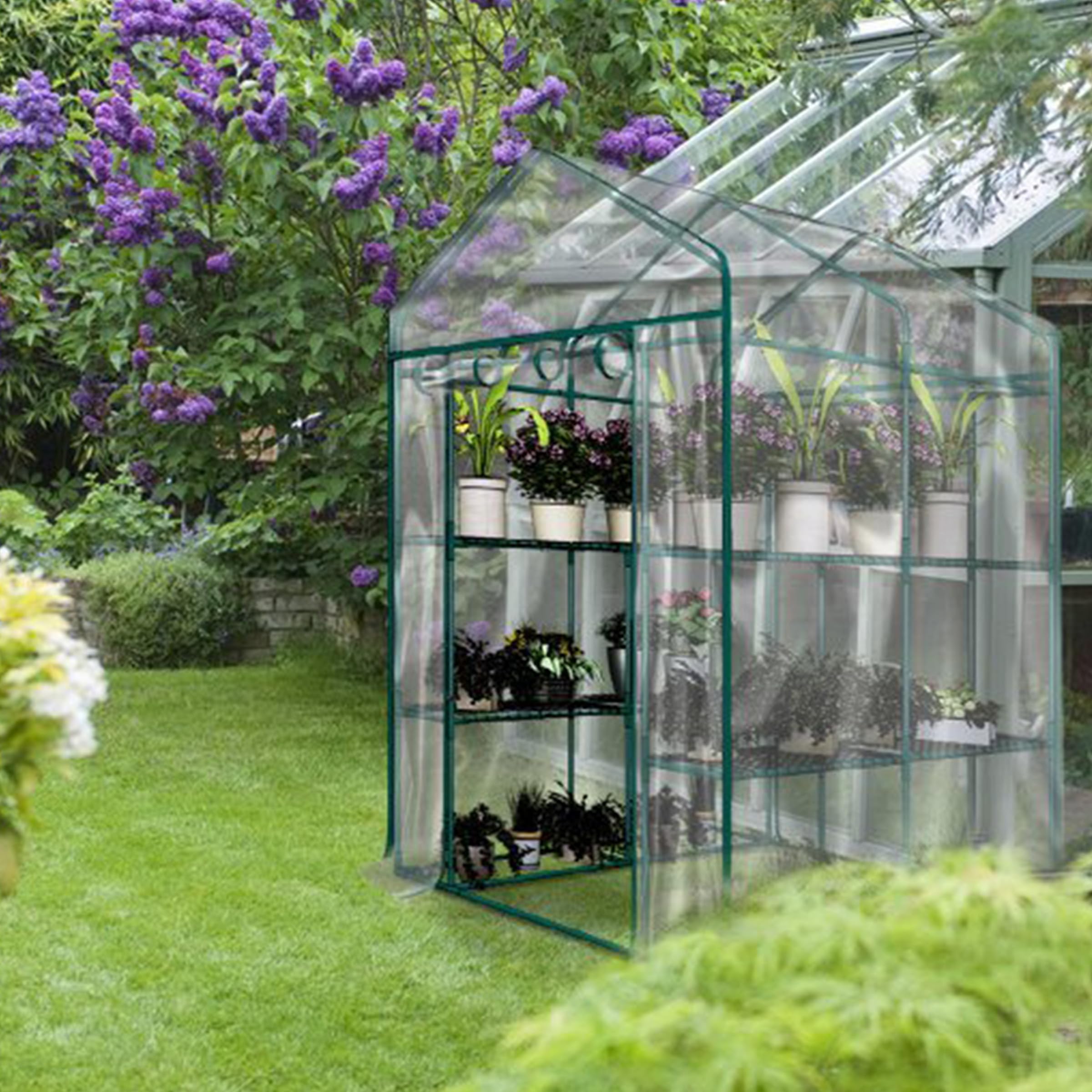 Pure Garden comparación de tamaño con persona, escala realista