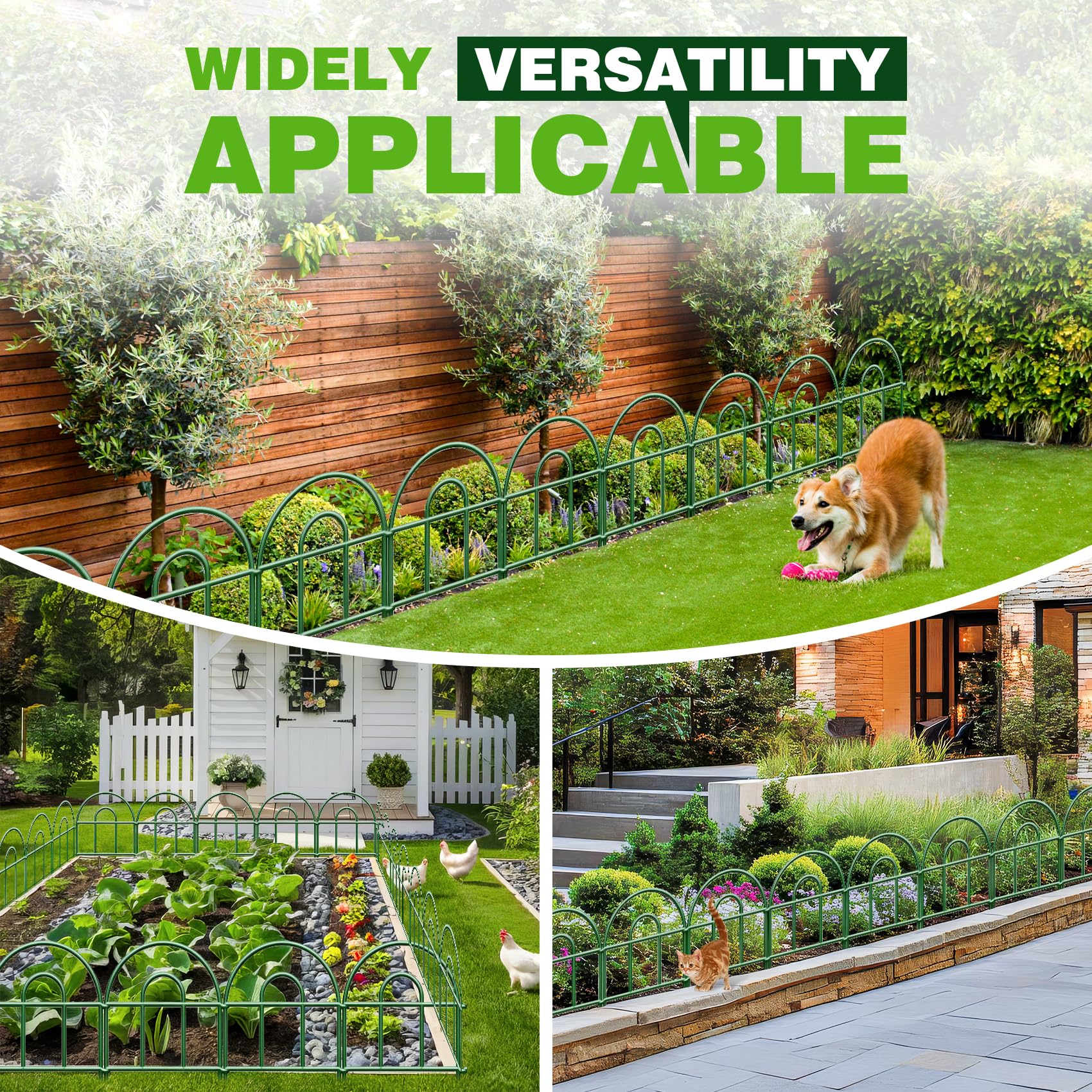 QIAOKAIYAN ambiente de patio con valla que realza el diseño exterior