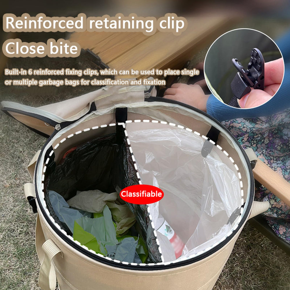Primer plano de clips y cierre QJXX que permiten clasificar y asegurar bolsas