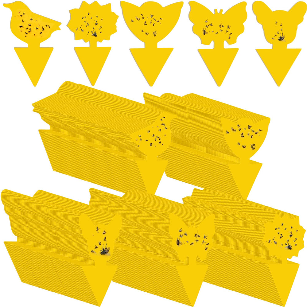 Qualirey paquete frontal con 200 hojas amarillo, control eficaz de moscas