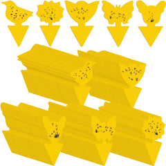 Qualirey paquete frontal con 200 hojas amarillo, control eficaz de moscas