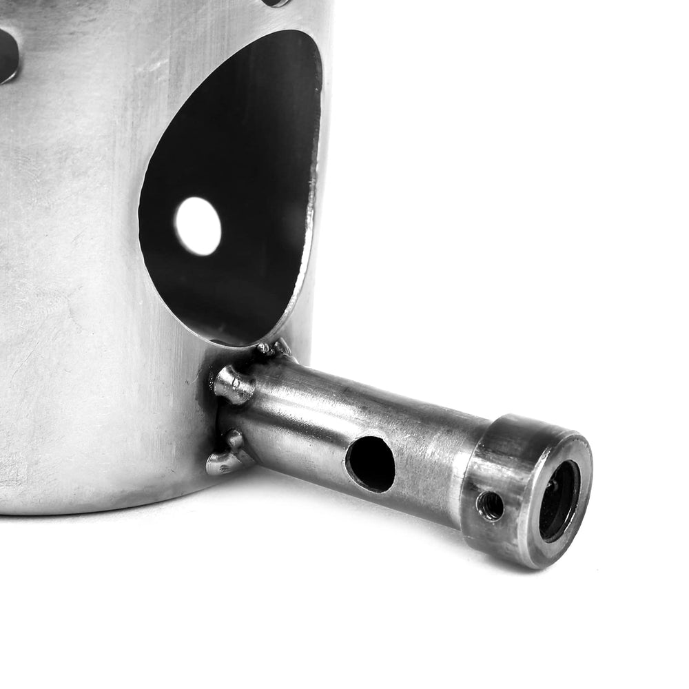 QuliMetal burn pot etiqueta con medidas 5x3.5x3.75 para confirmar ajuste