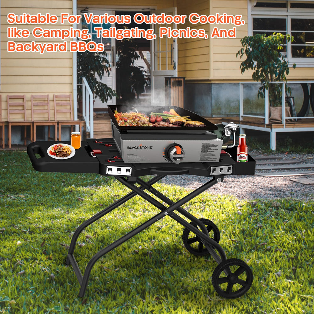QuliMetal con Weber Q1200 instalado, montaje estable y seguro