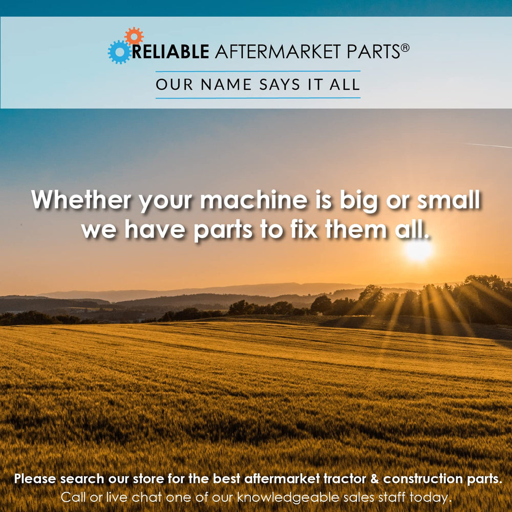 Reliable Aftermarket Parts etiqueta con números de pieza compatibles, identifica repuestos