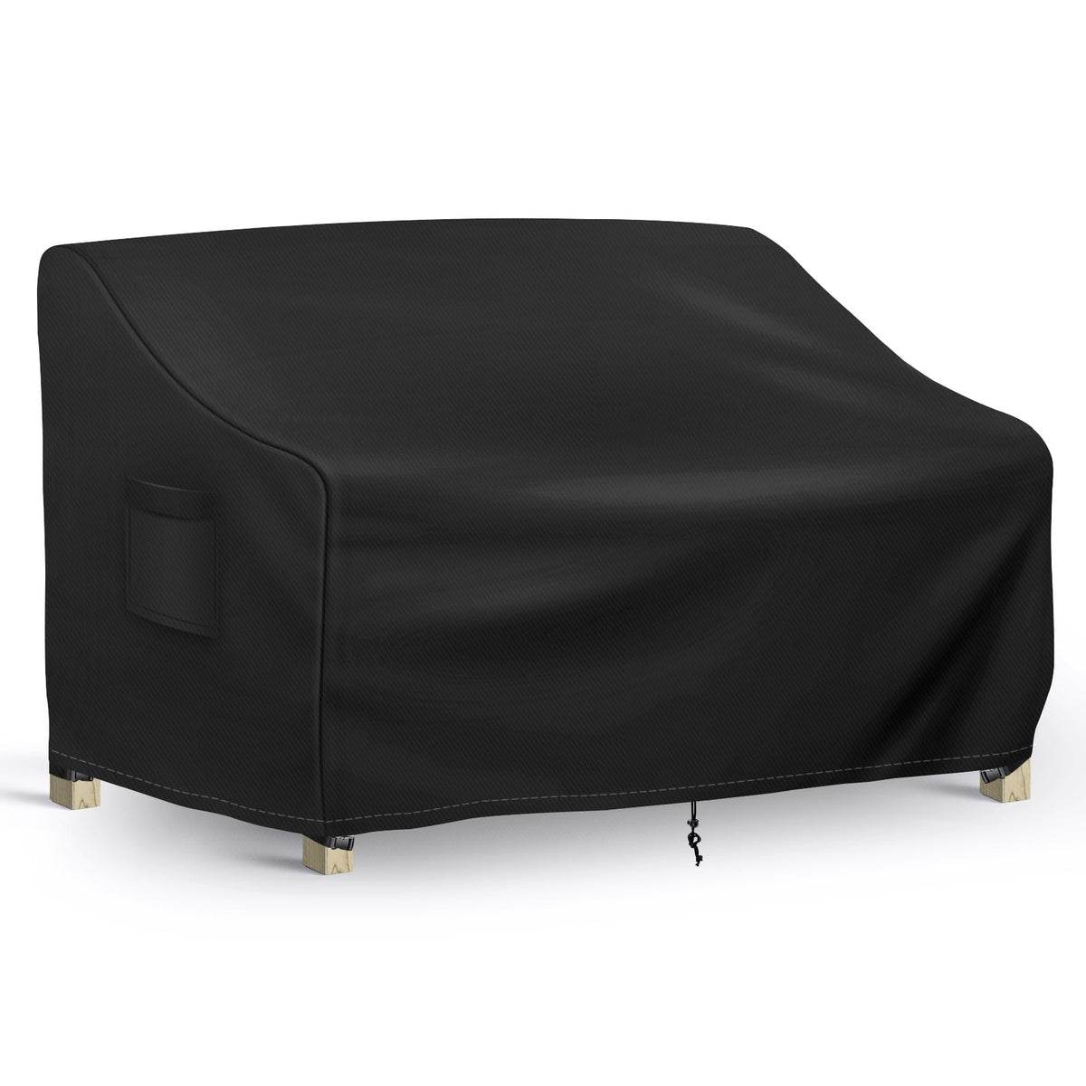 Richwon funda frontal para loveseat mostrando ajuste y protección