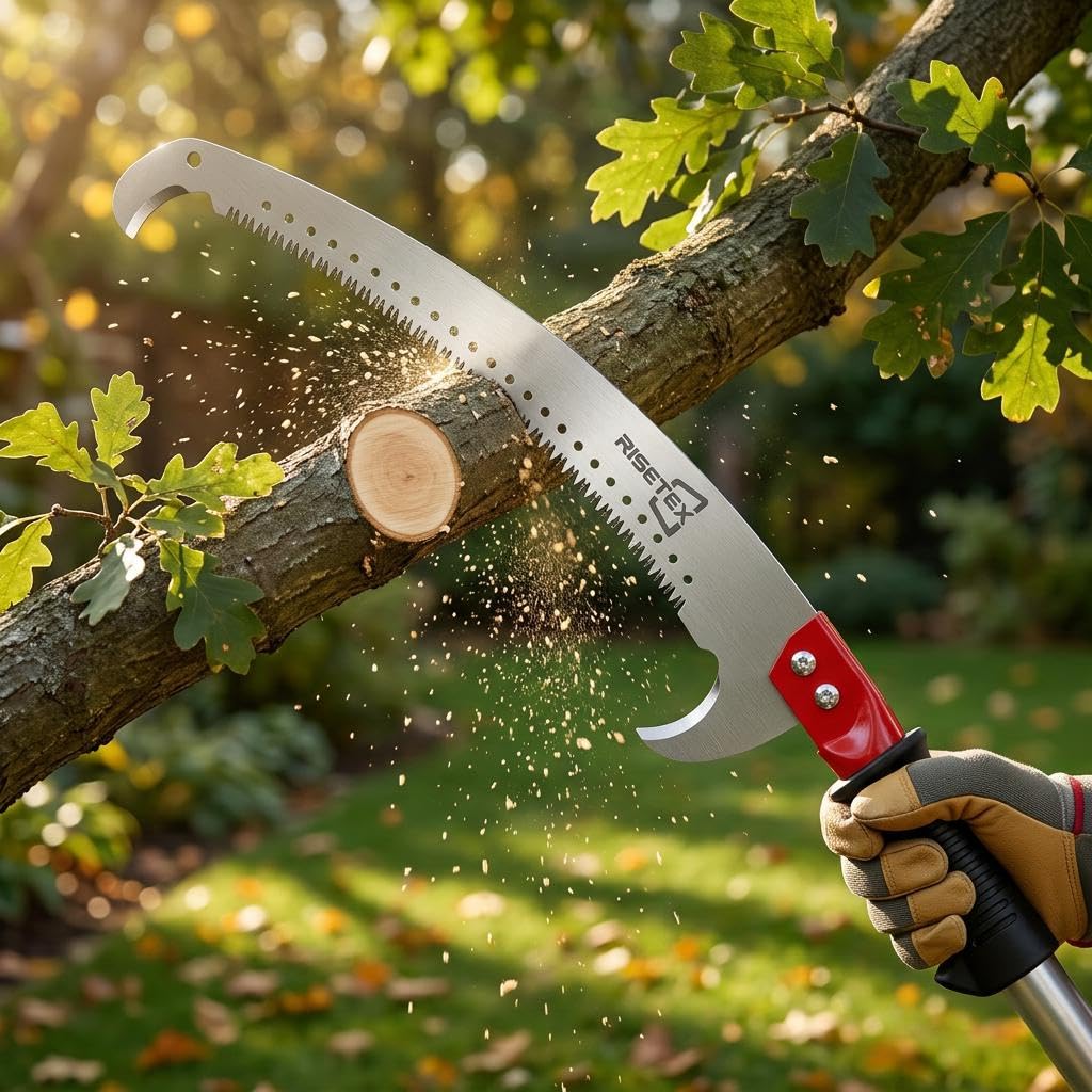 RISETEX versión compacta usada como sierra de mano para brotes bajos
