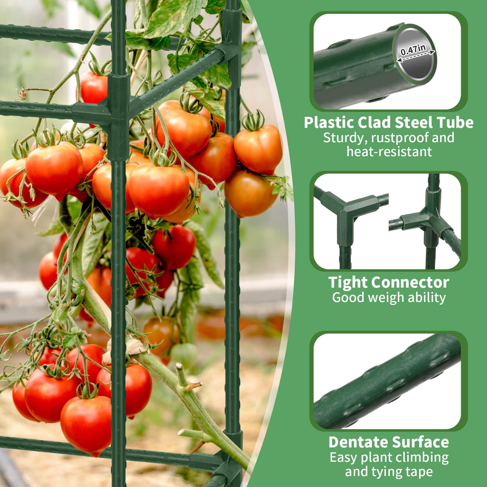ROADPLUM accesorios incluidos: bridas, clips y rollo con cortador práctico