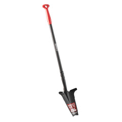 Root Slayer pala RS223 vista frontal mostrando forma compacta y control
