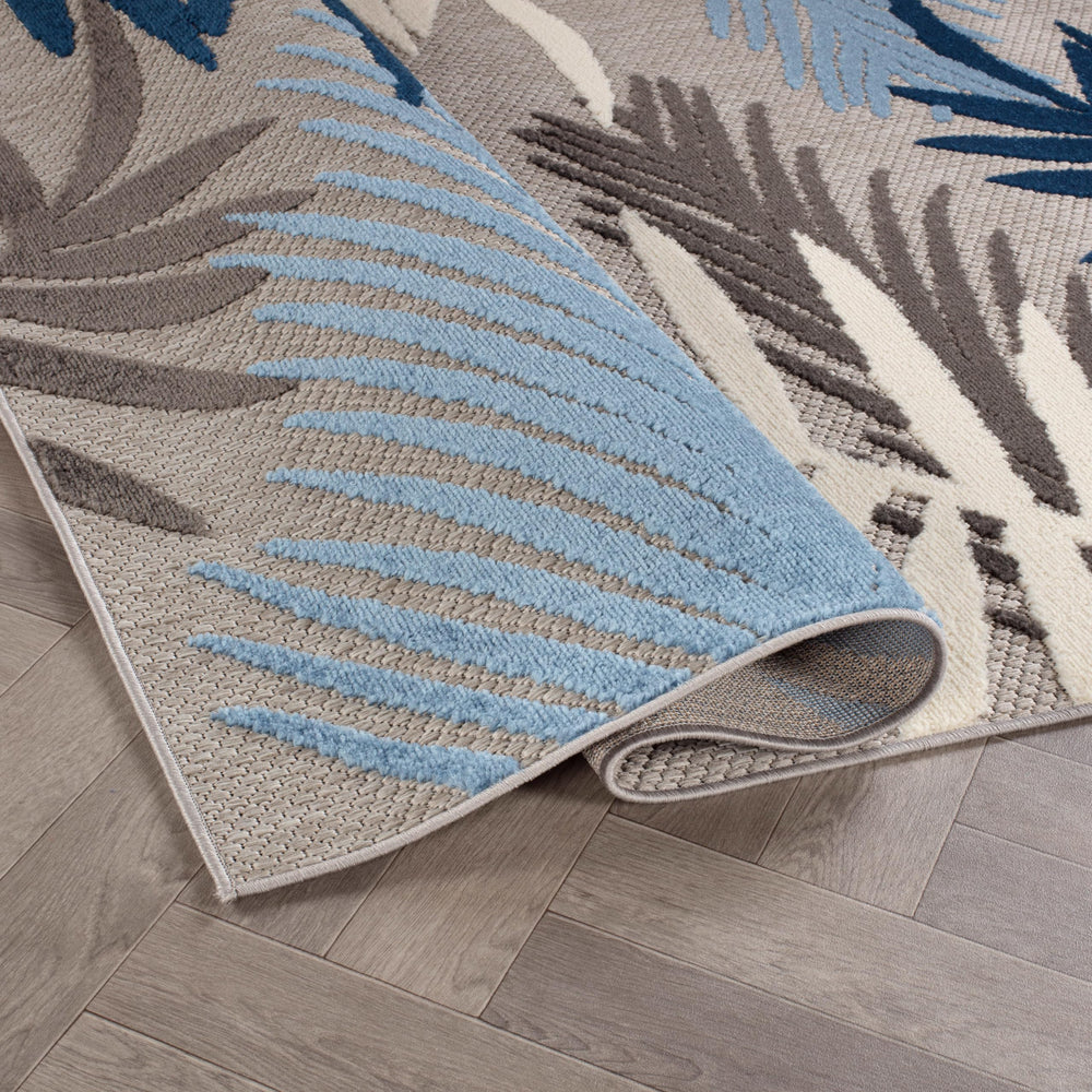Rugshop Alfombra Palm en porche mostrando estilo y durabilidad exterior