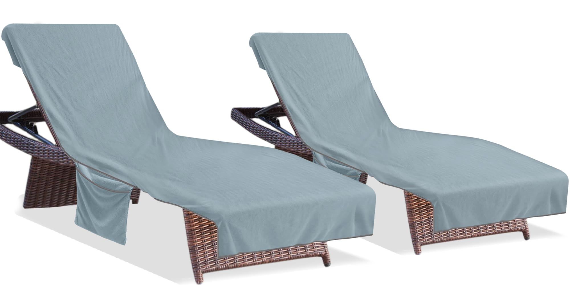 Ruikyhom funda sobre tumbona junto a piscina para ambiente relajante