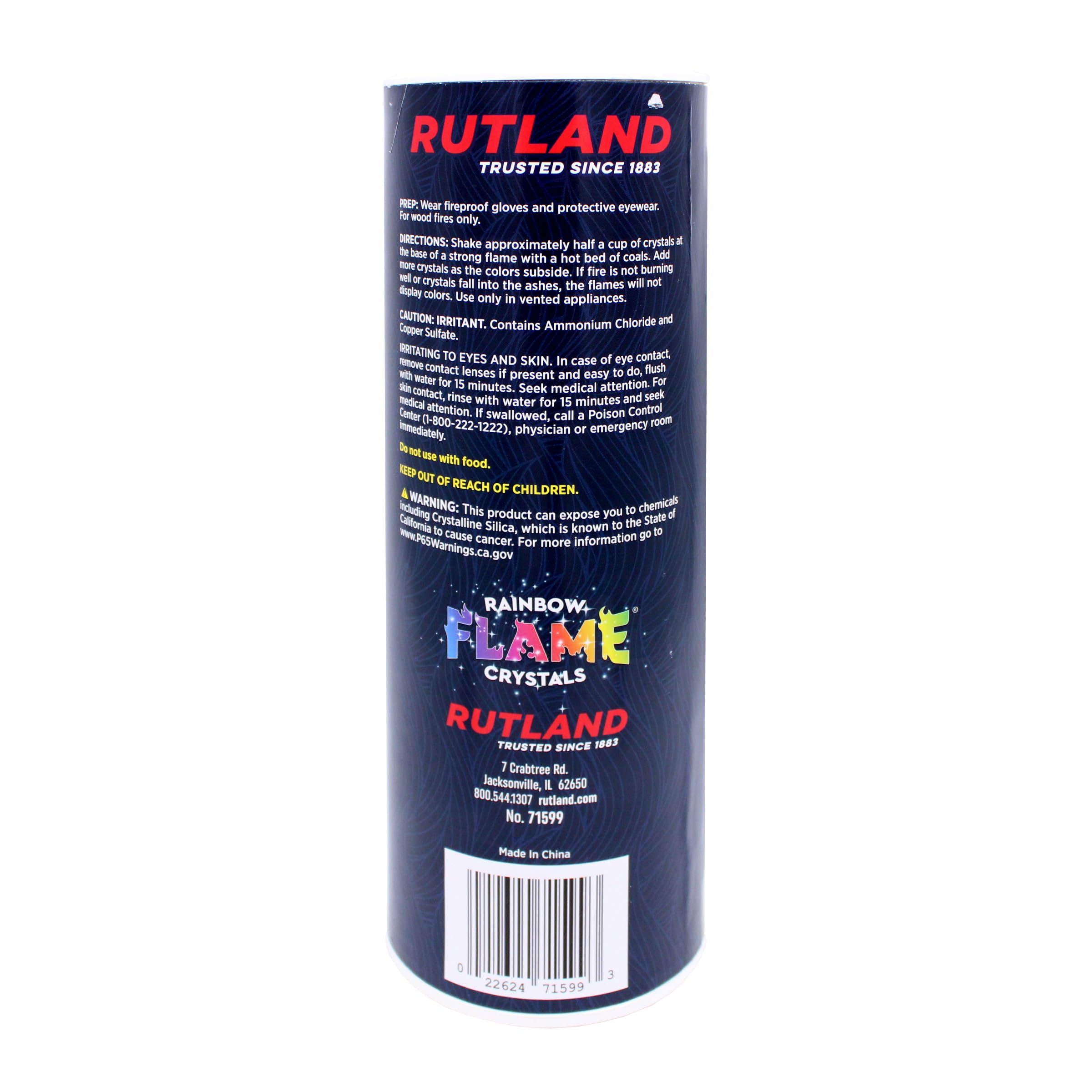 Rutland llamas azules y verdes en fogata que crean ambiente visual atractivo