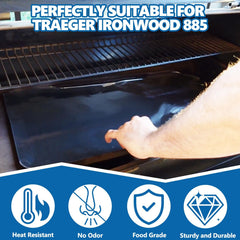SafBbcue primer plano textura aluminio resistencia al calor