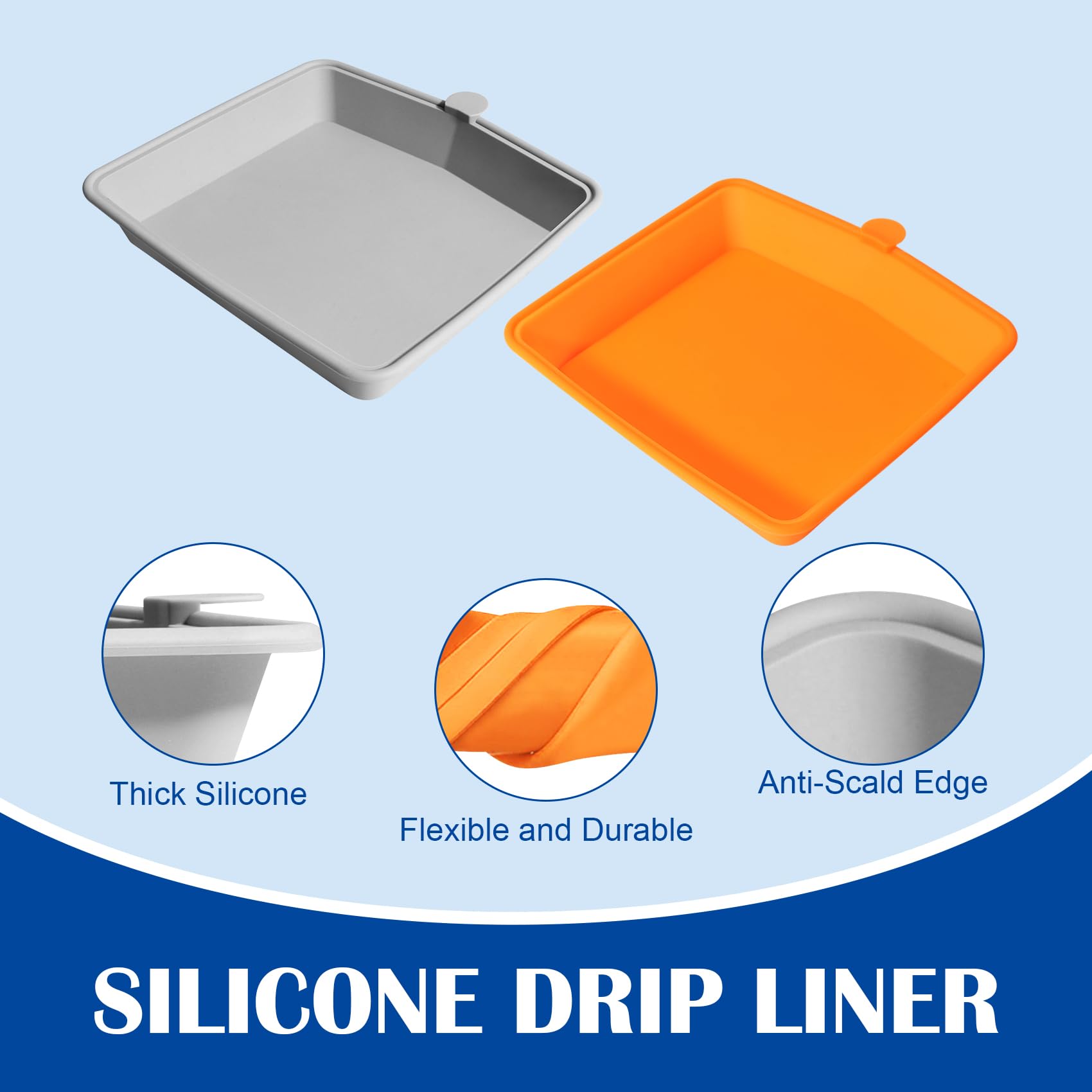 SafBbcue primer plano de la textura de silicona resistente y flexible