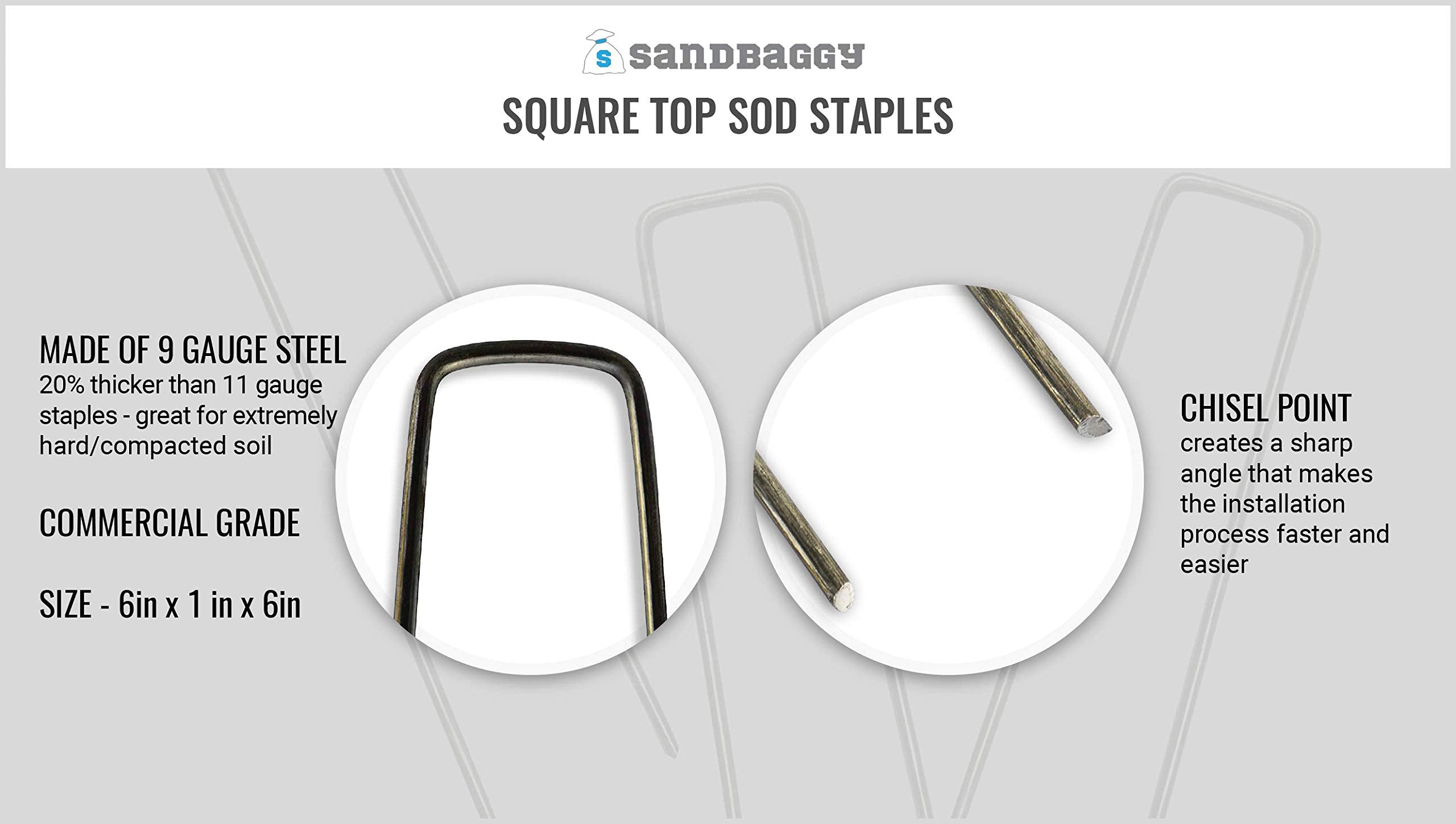 Sandbaggy detalle acero 9 gauge mostrando resistencia y rigidez