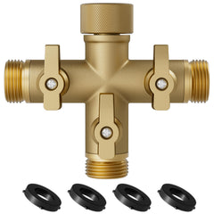 SANTONG conector frontal de latón mostrando salidas limpias y resistente
