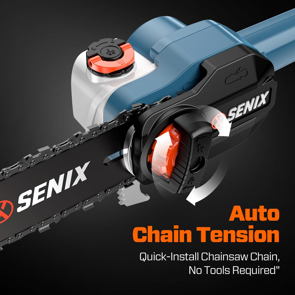 SENIX batería 60V/3Ah y cargador incluidos para mayor autonomía de trabajo