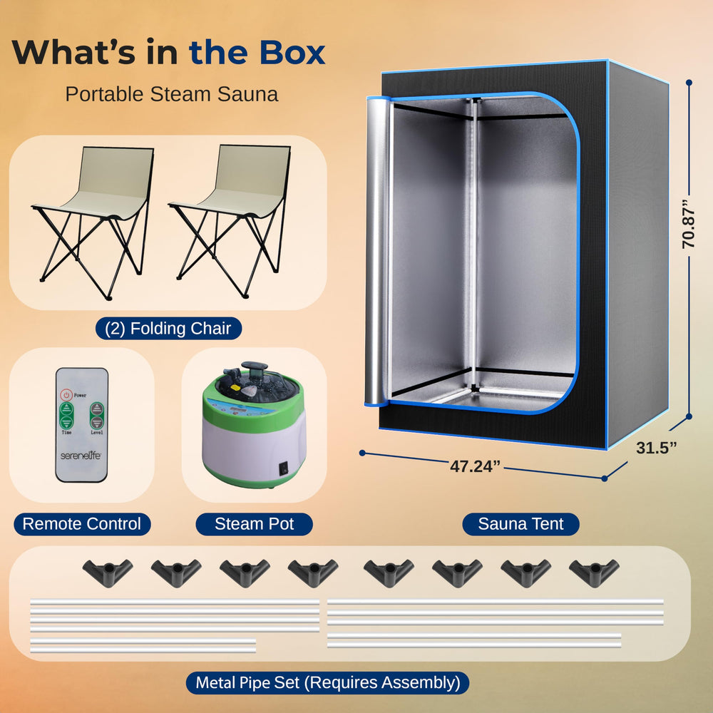 SereneLife control remoto y accesorios mostrando ajustes sencillos y conveniencia