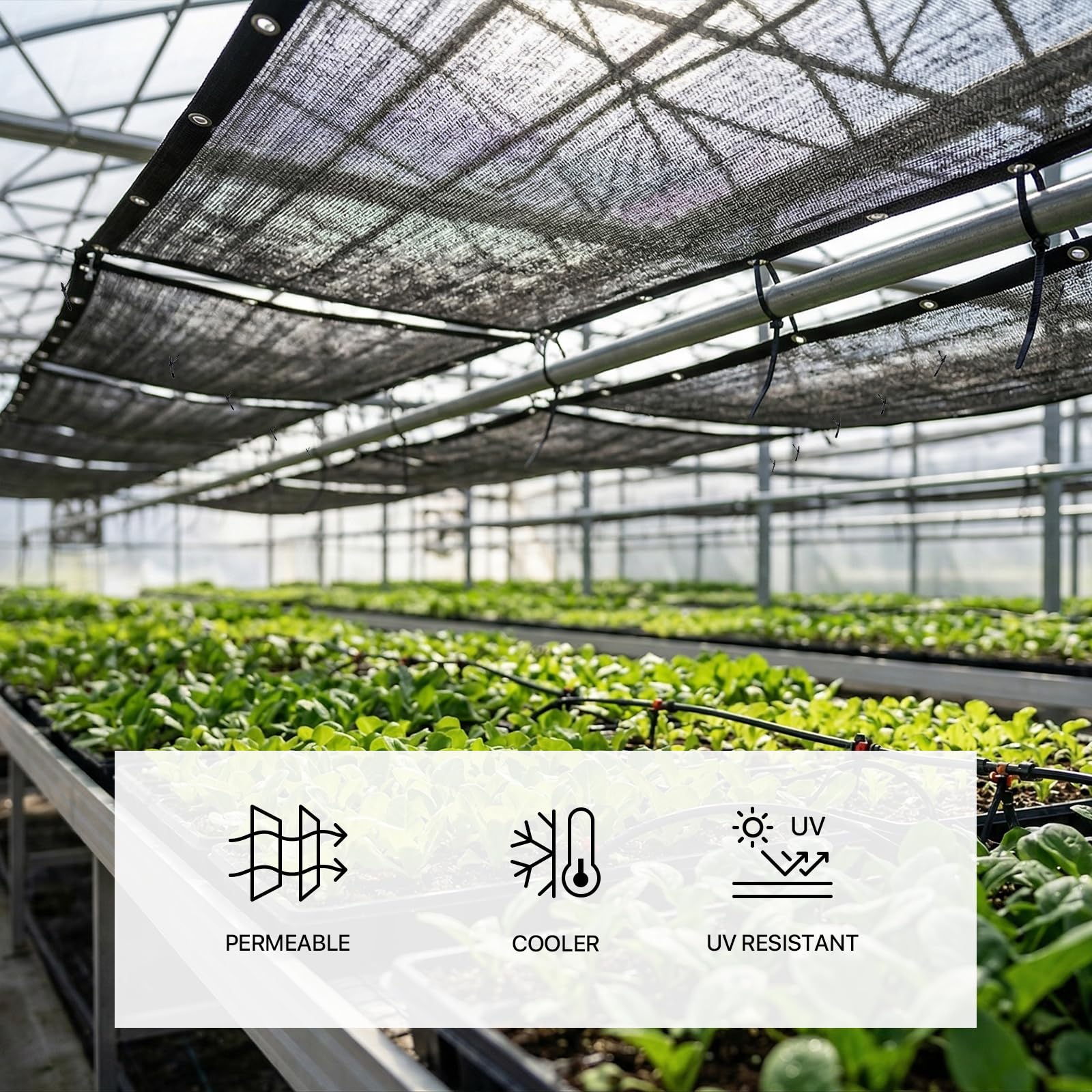 ShadeMart bridas incluidas para montaje rápido y sujeción segura