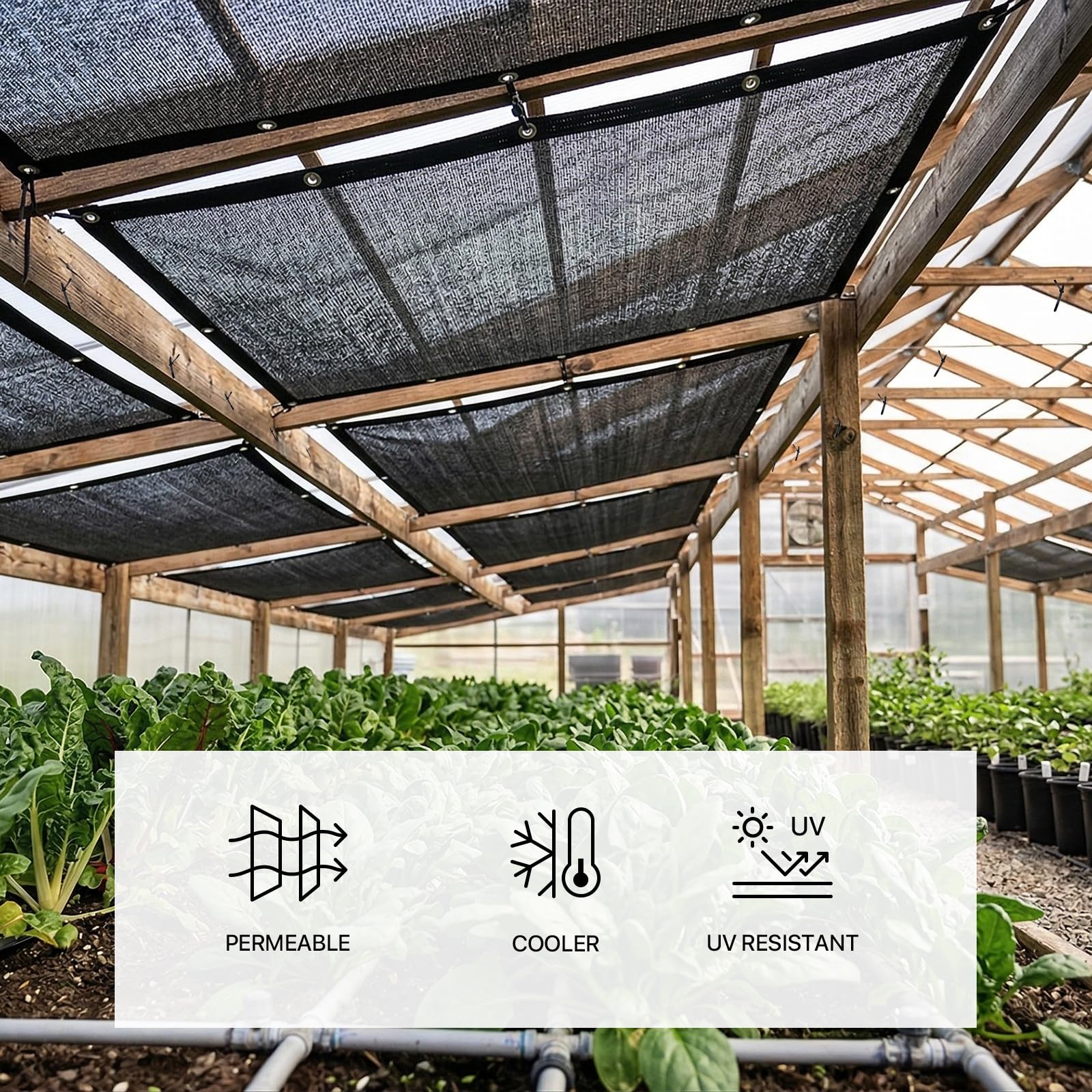 ShadeMart bridas incluidas en paquete para instalación rápida y estable