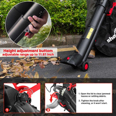 Shop-Vac ruedas y soporte para empuje cómodo y transporte sin esfuerzo