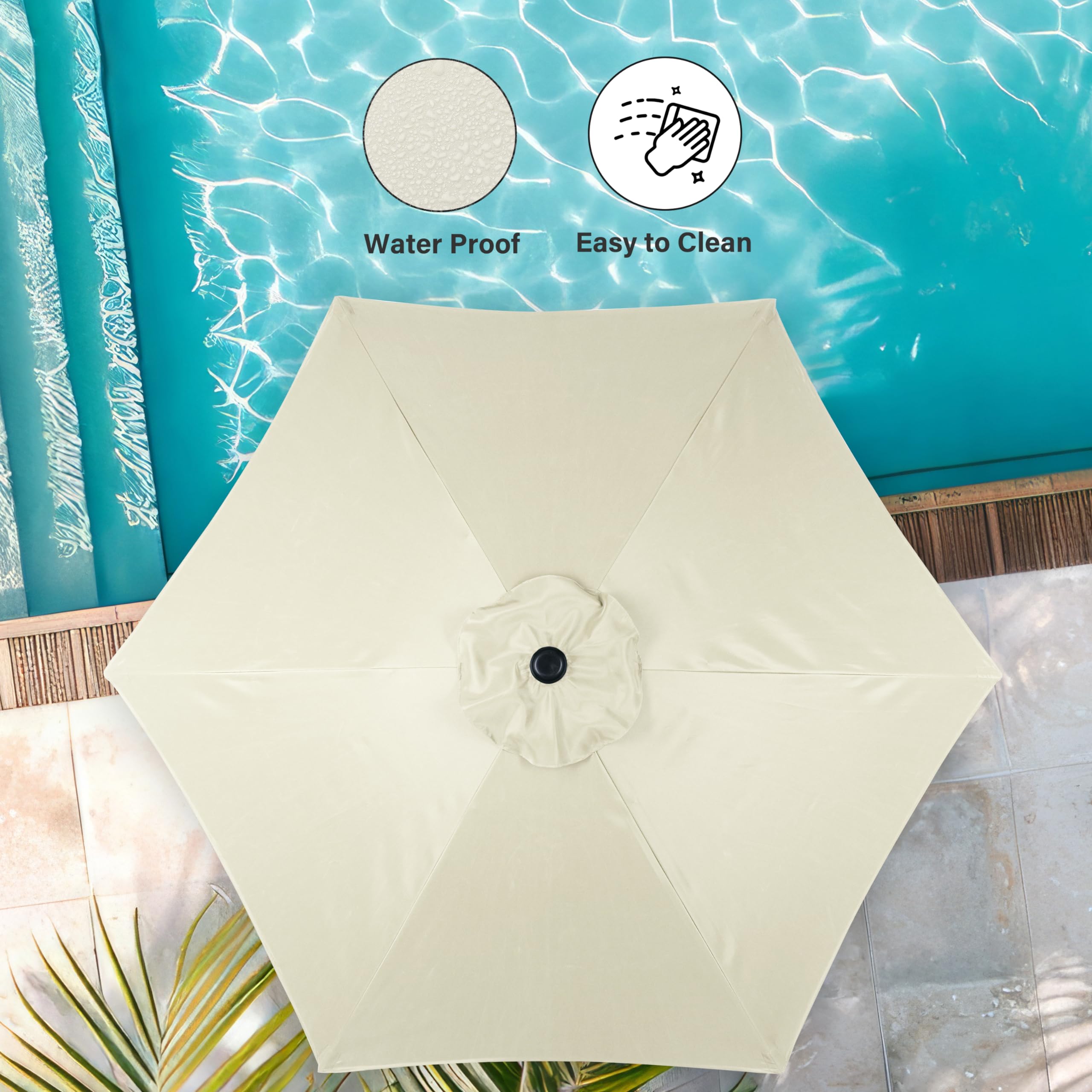 Simple Deluxe primer plano de tela poliéster resistente con repelencia al agua