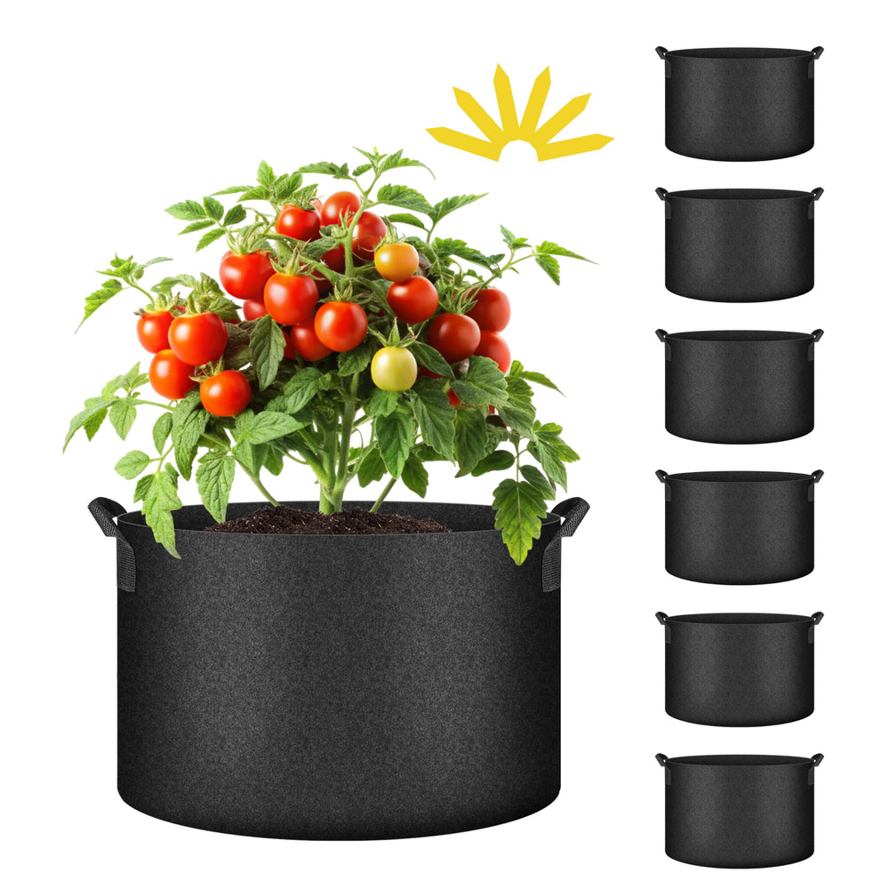 Simple Deluxe frente del paquete de 6 bolsas de cultivo mostrando unidades y etiquetas