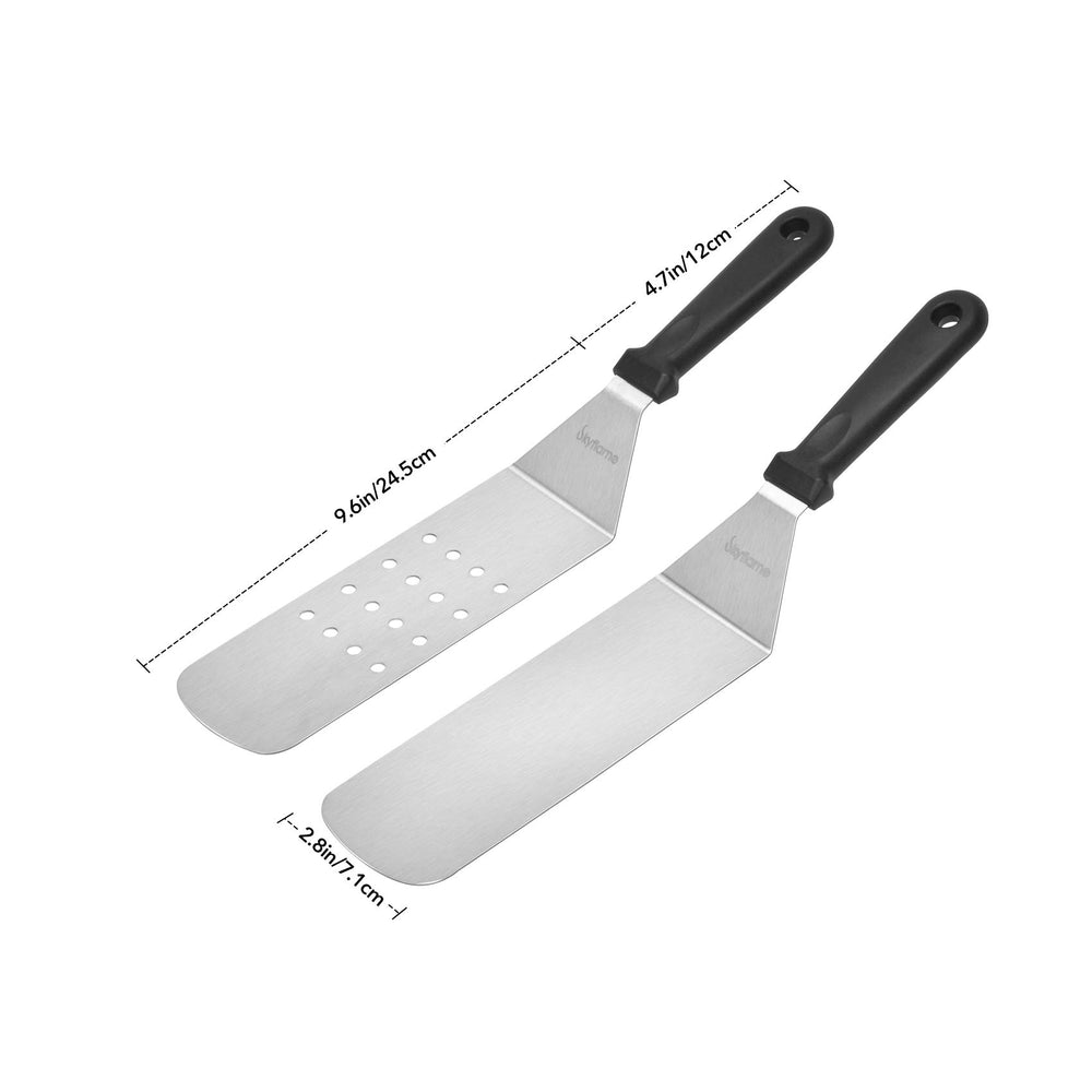 Skyflame espátula grande detalle del acero inoxidable y durabilidad resistente