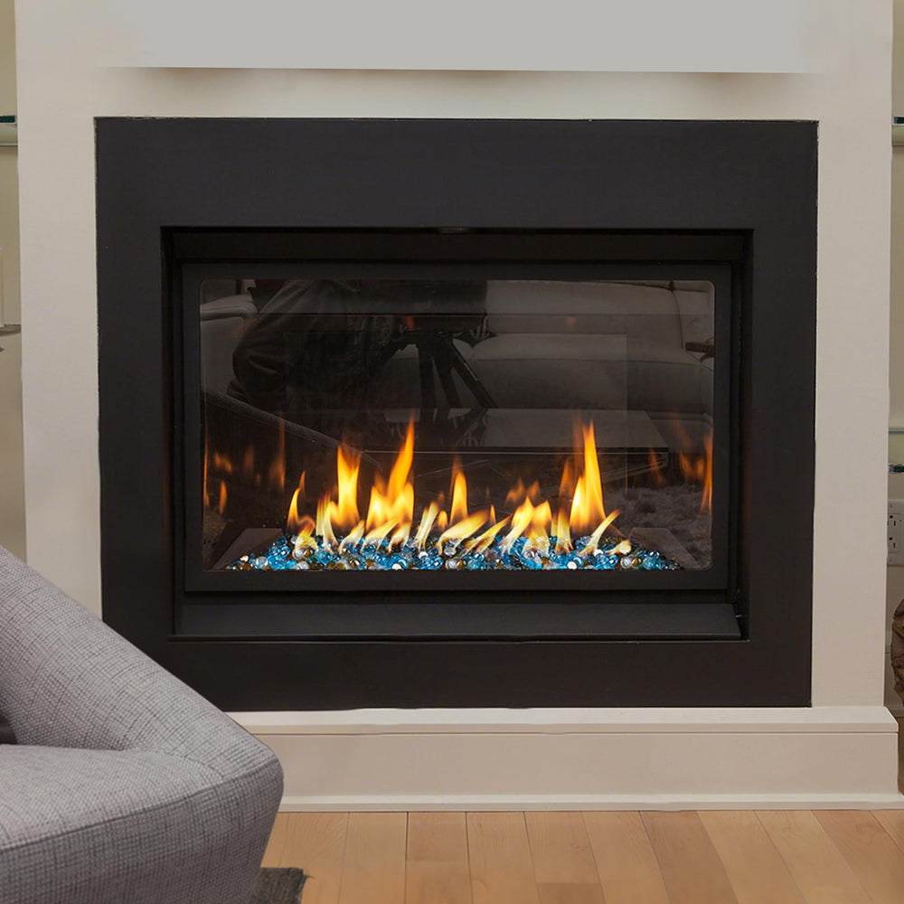 Skyflame etiqueta con especificaciones y compatibilidad con gas