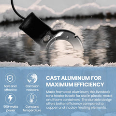 SLASHCOOL recubrimiento negro Teflon que reduce incrustaciones minerales