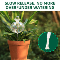 Soilagua primer plano del cristal iridiscente que decora y protege