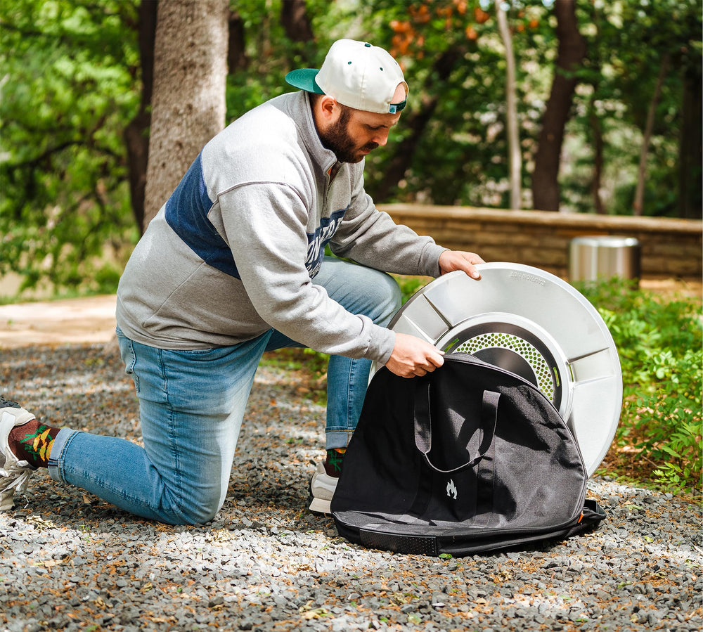 Solo Stove comparación de tamaño para ver compatibilidad 31 pulgadas