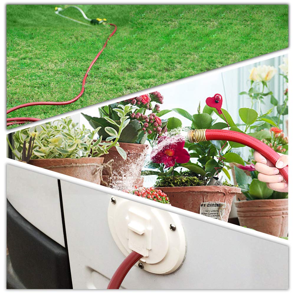 Solution4Patio manguera en exterior bajo clima variable, resistencia todo el año