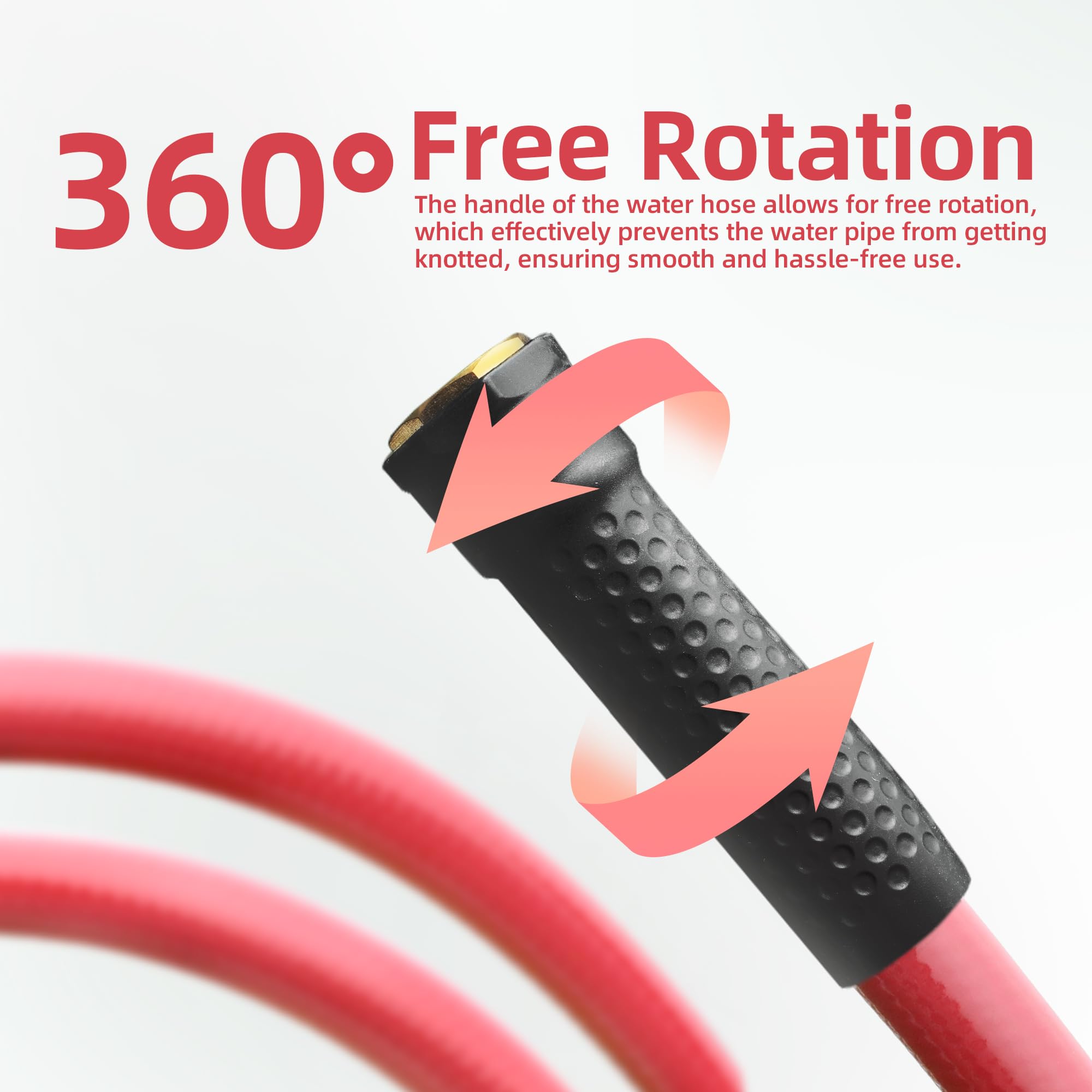 Solution4Patio detalle de la superficie y flexibilidad, manejo sin enredos
